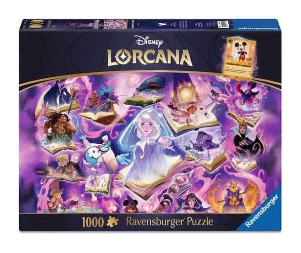 Disney Lorcana Puzzle Glimmers of the Realm: Amethyst (1000 piezas) Frikytopia