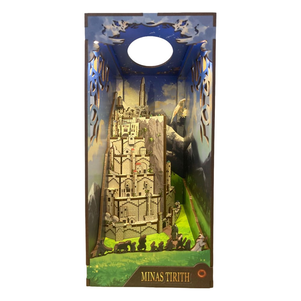 El Señor de los Anillos Maqueta Book Nook Tiny Adventures Minas Tirith 23 cm Frikytopia