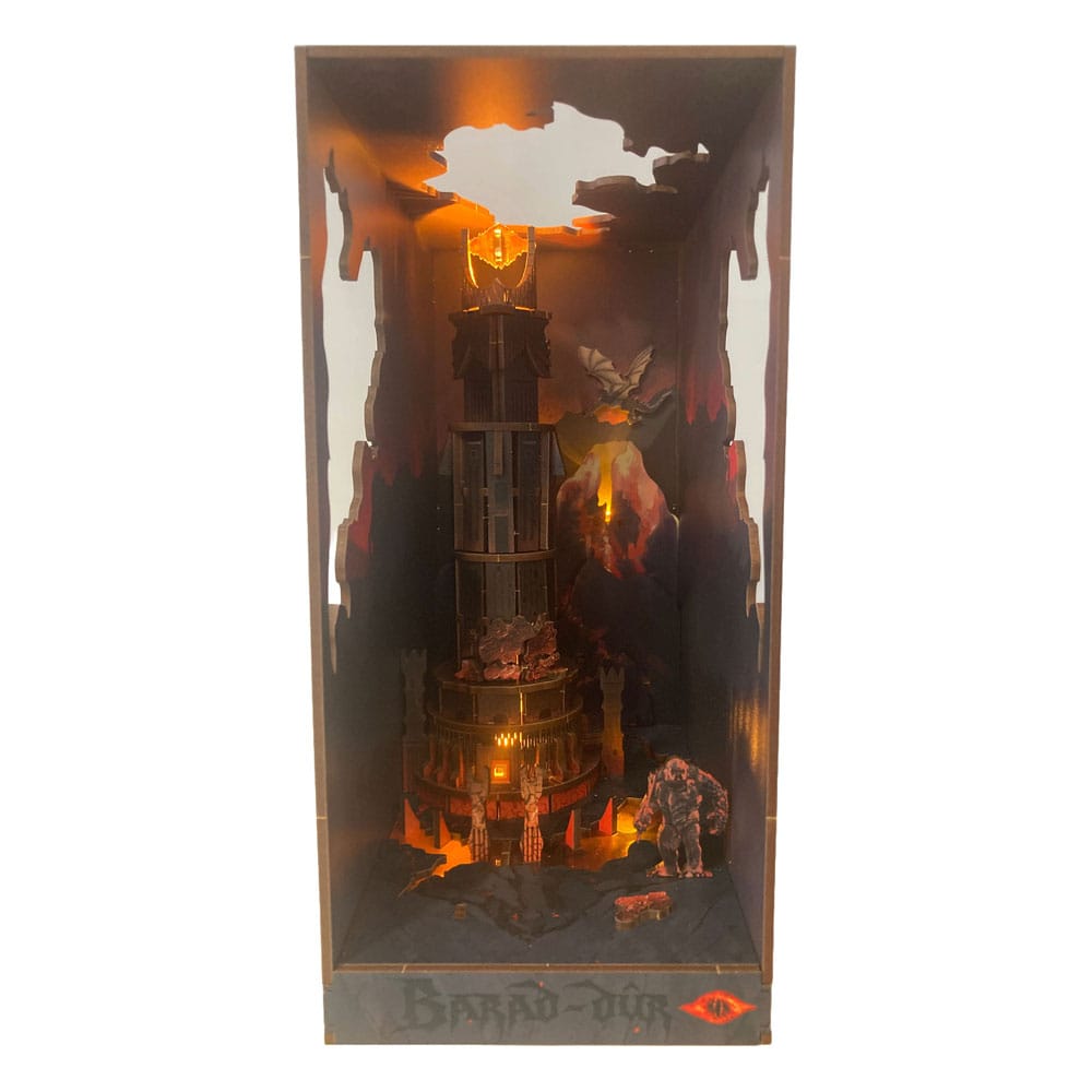 El Señor de los Anillos Maqueta Book Nook Tiny Adventures Barad-Dûr 23 cm Frikytopia