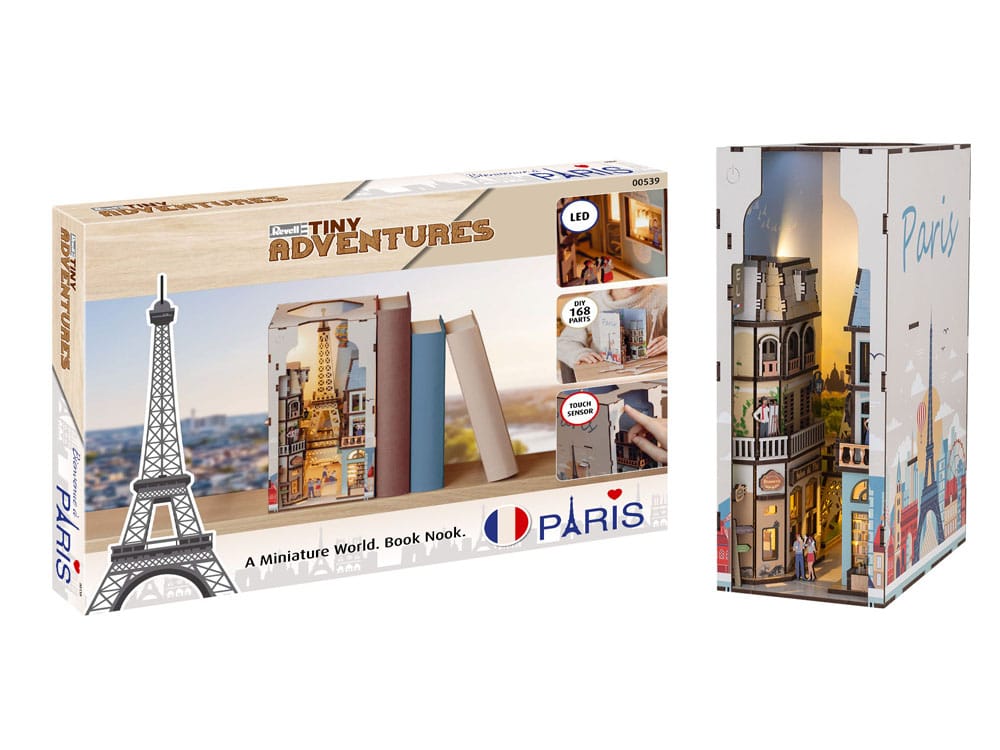 Paris Maqueta Book Nook Tiny Adventures 23 cm