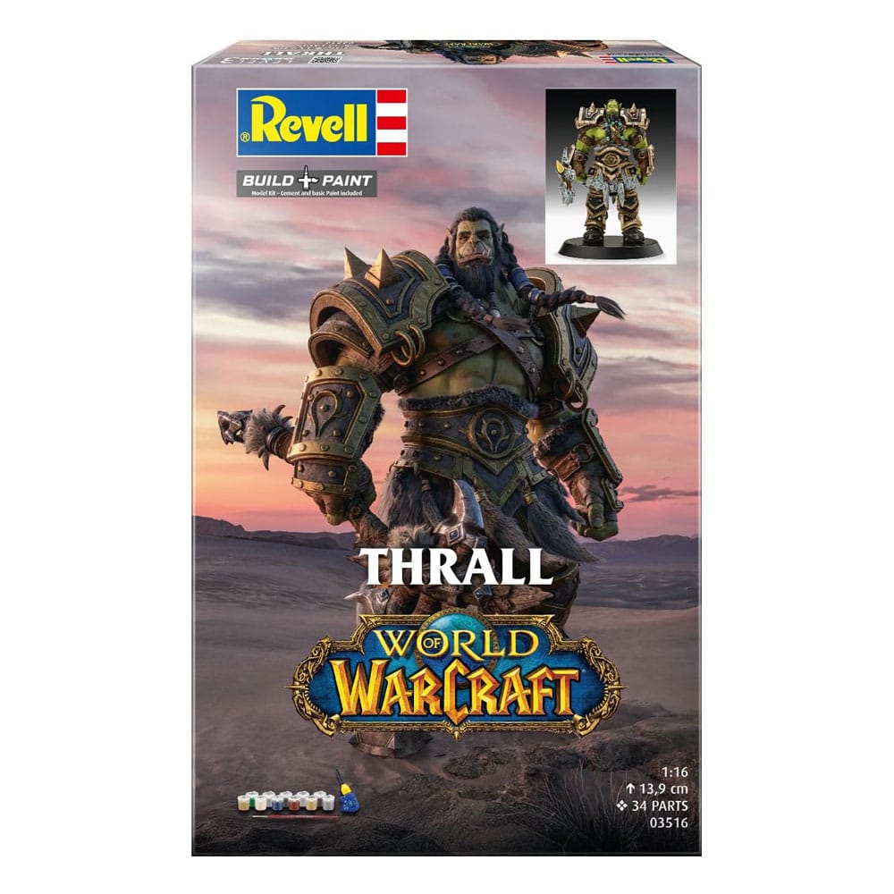 World of Warcraft Kit completo de Maqueta 1/16 The Orc Thrall 13 cm Frikytopia