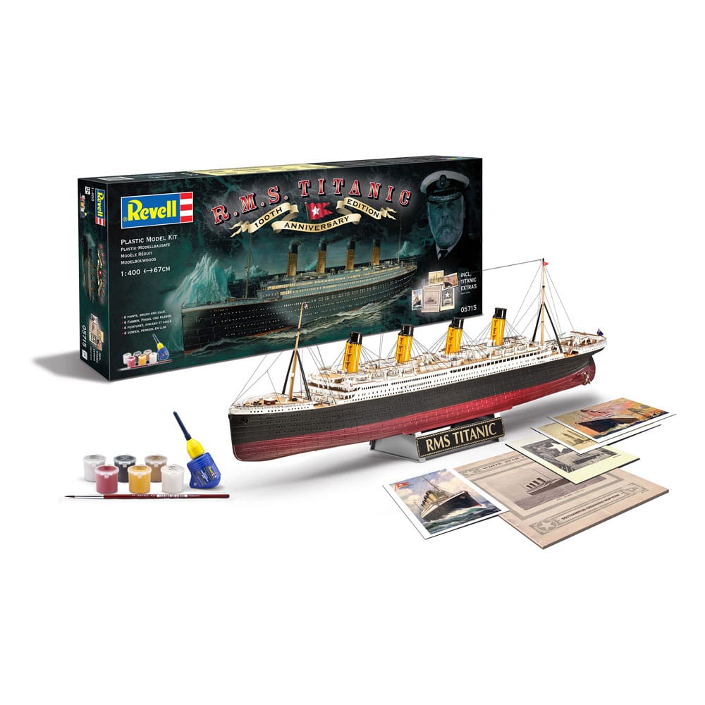 Titanic Kit completo de Maqueta 1/400 R.M.S. Titanic 100th Anniversary Edition 67 cm Frikytopia