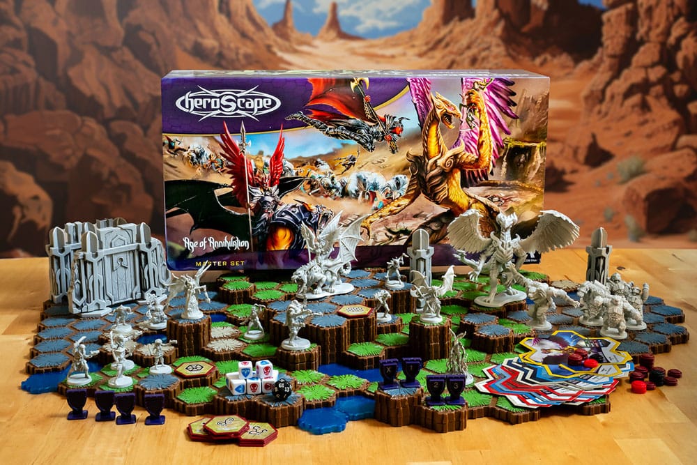 Heroscape juego de mesa Age of Annihilation Master Set *Edición Inglés*