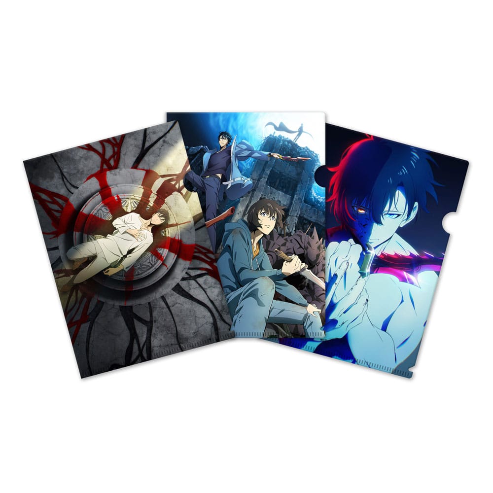 Solo Leveling Set de 3 Fundas transparentes