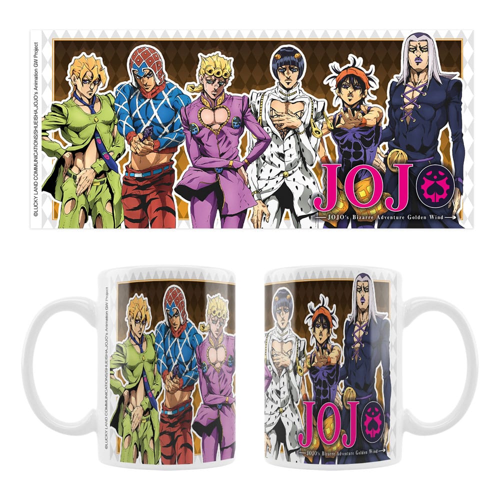 JoJo´s Bizarre Adventure Part 5: Golden Wind Taza Cerámica Main Characters Frikytopia