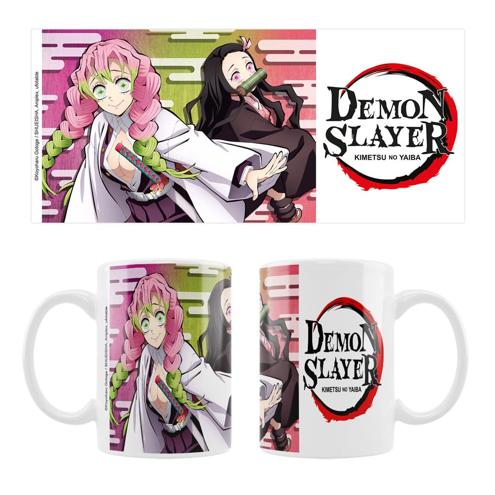 Demon Slayer Taza Cerámica Mitsuri & Nezuko Frikytopia