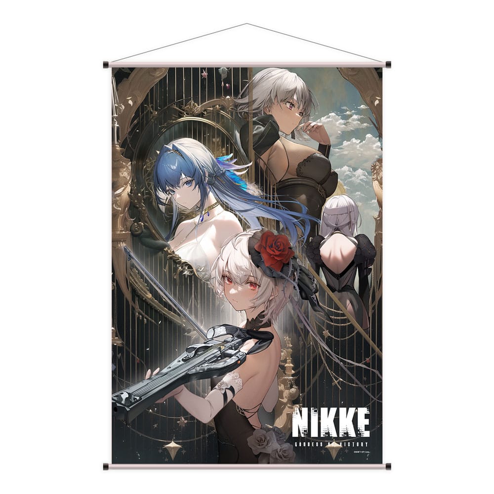 Goddess of Victory: Nikke Póster Tela Sugar, Helm, Julia & Modernia 60 x 90 cm