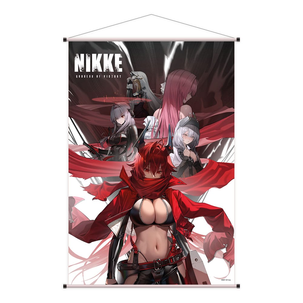 Goddess of Victory: Nikke Póster Tela Red Hood, Snow White, Scarlet, Dorothy & Rapunzel 60 x 90 cm Frikytopia