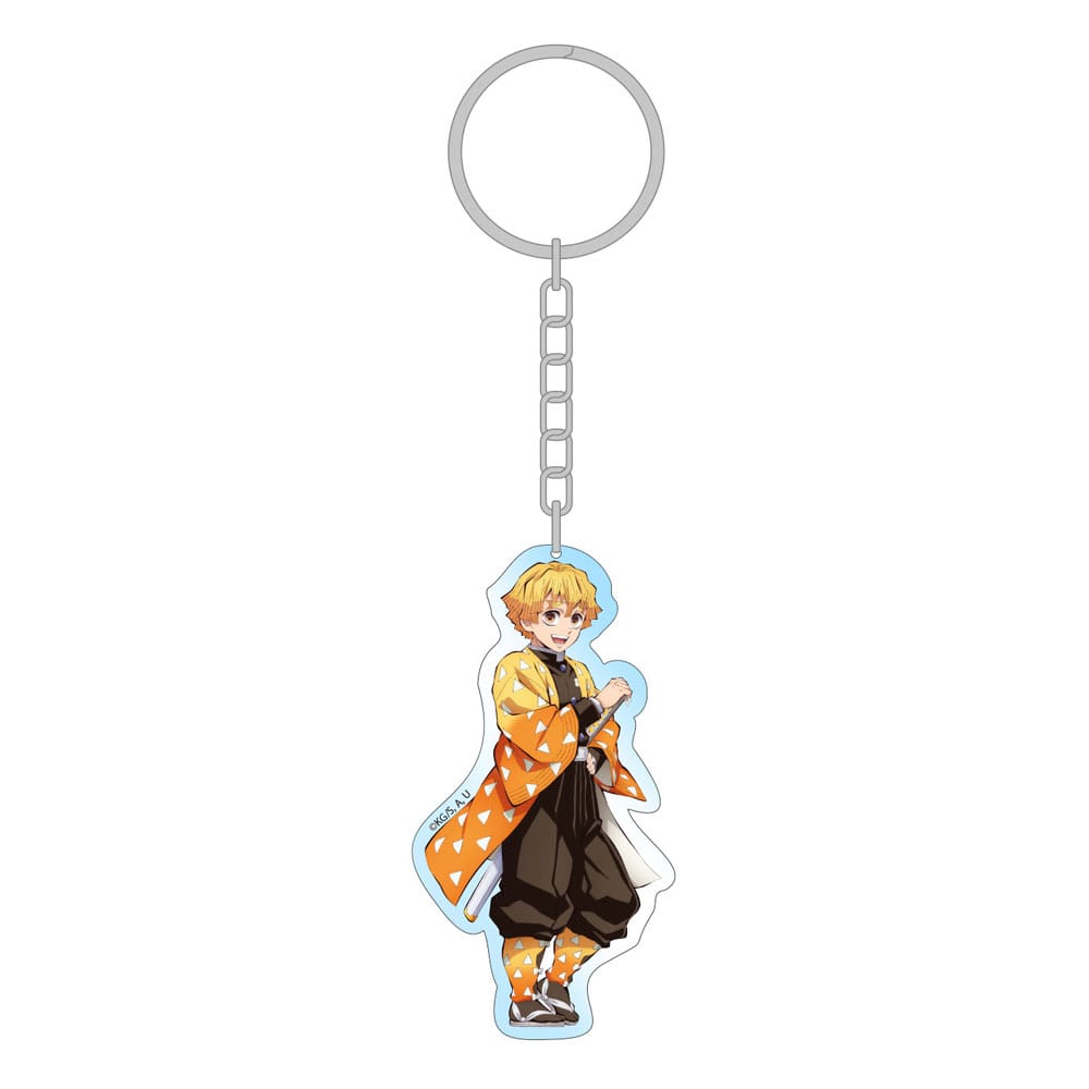 Demon Slayer: Kimetsu no Yaiba Llavero Zenitsu Holographic 7 cm Frikytopia