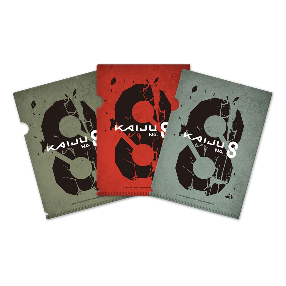 Kaiju No. 8 Set de 3 Fundas transparentes Season 2