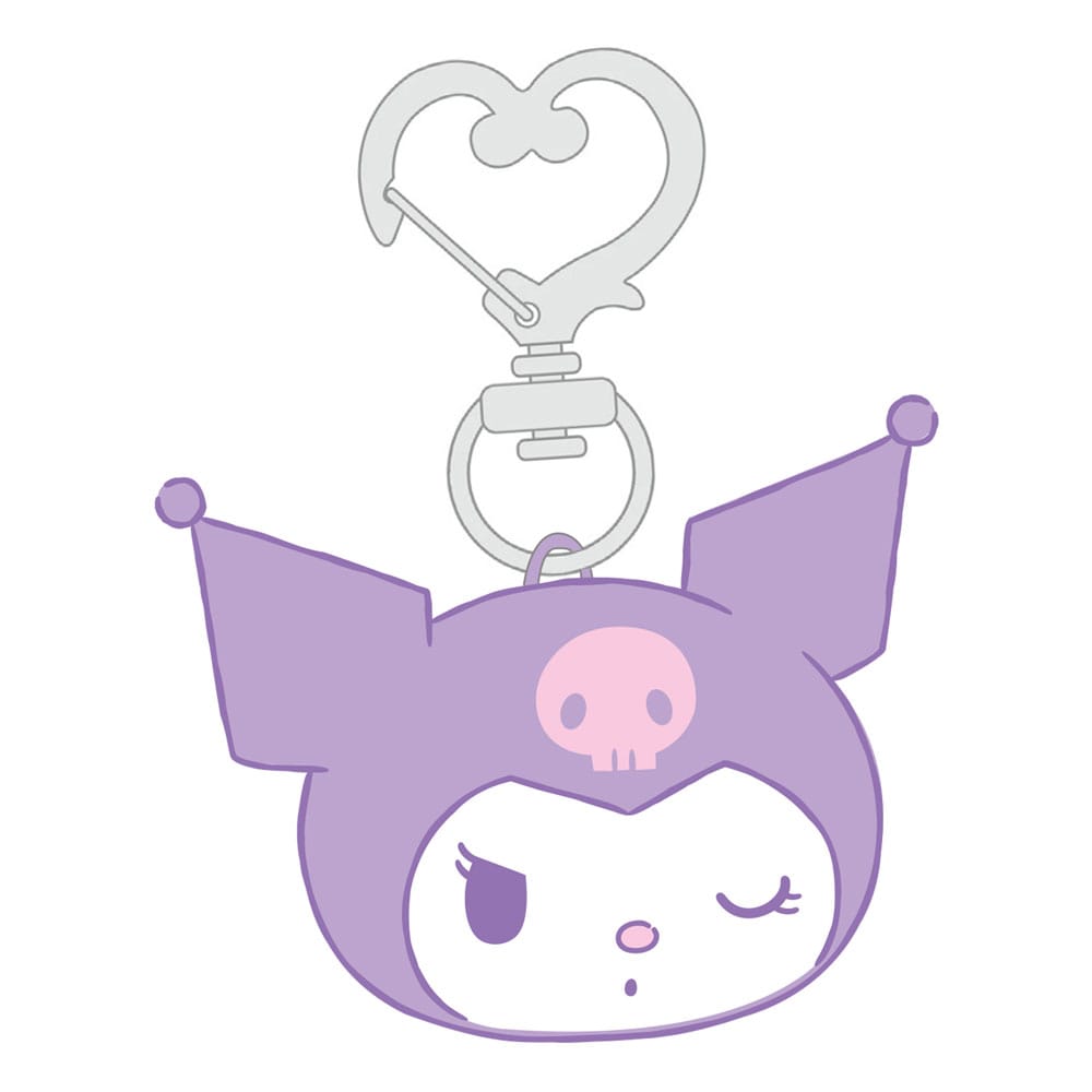 Sanrio Llavero Peluche Kuromi Frikytopia