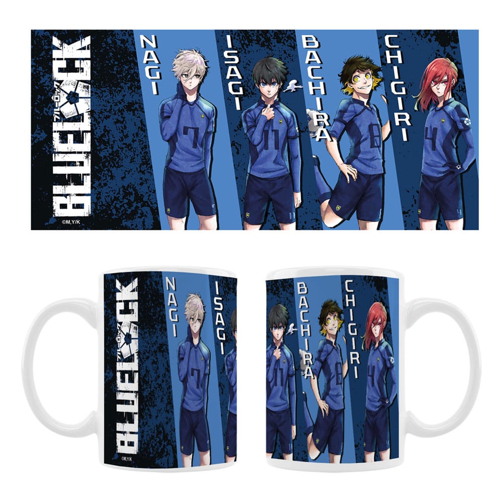 Blue Lock Taza Cerámica Nagi, Isagi, Bachira & Chigiri Frikytopia