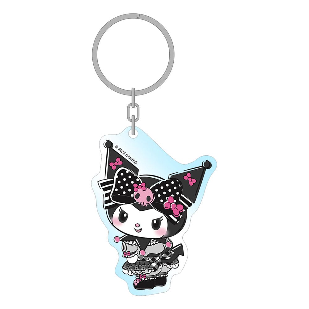 Sanrio Llavero Pink Black Party Series Kuromi 7 cm Frikytopia