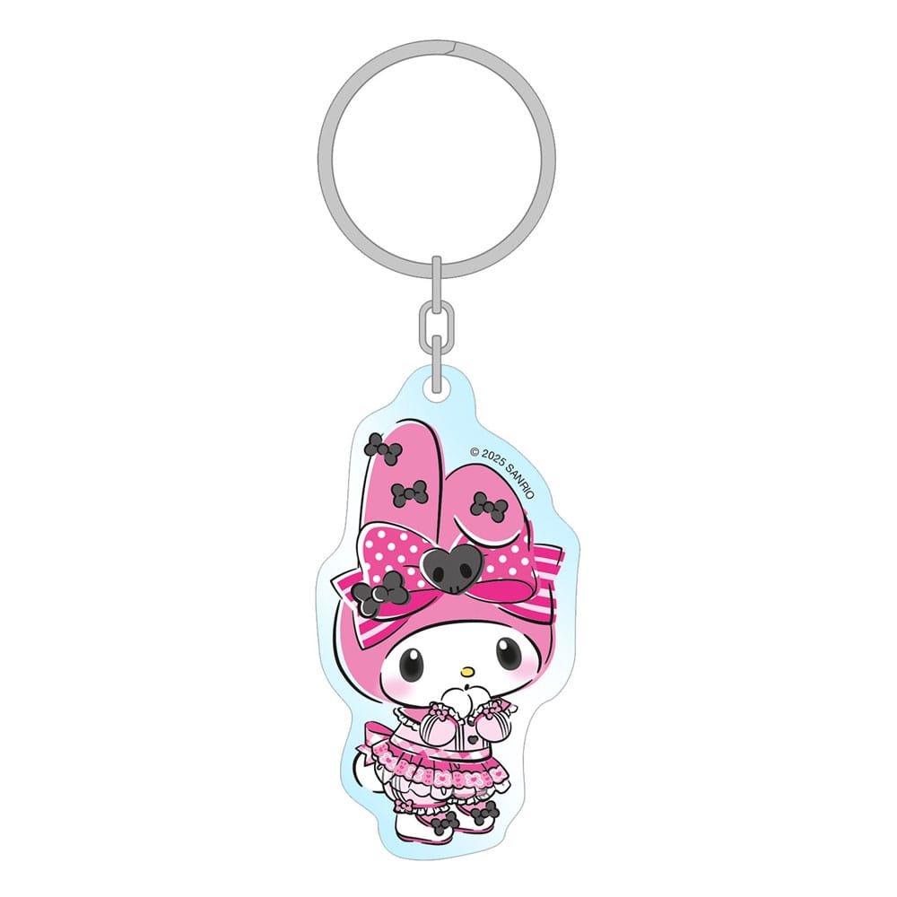 Sanrio Llavero Pink Black Party Series My Melody 7 cm Frikytopia