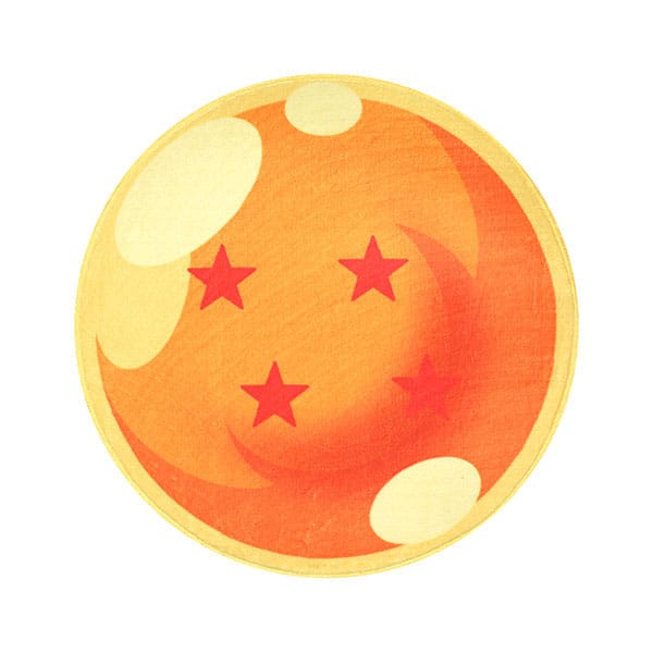 Dragon Ball Alfombra Interior 4 Stars Ball 60x60 cm