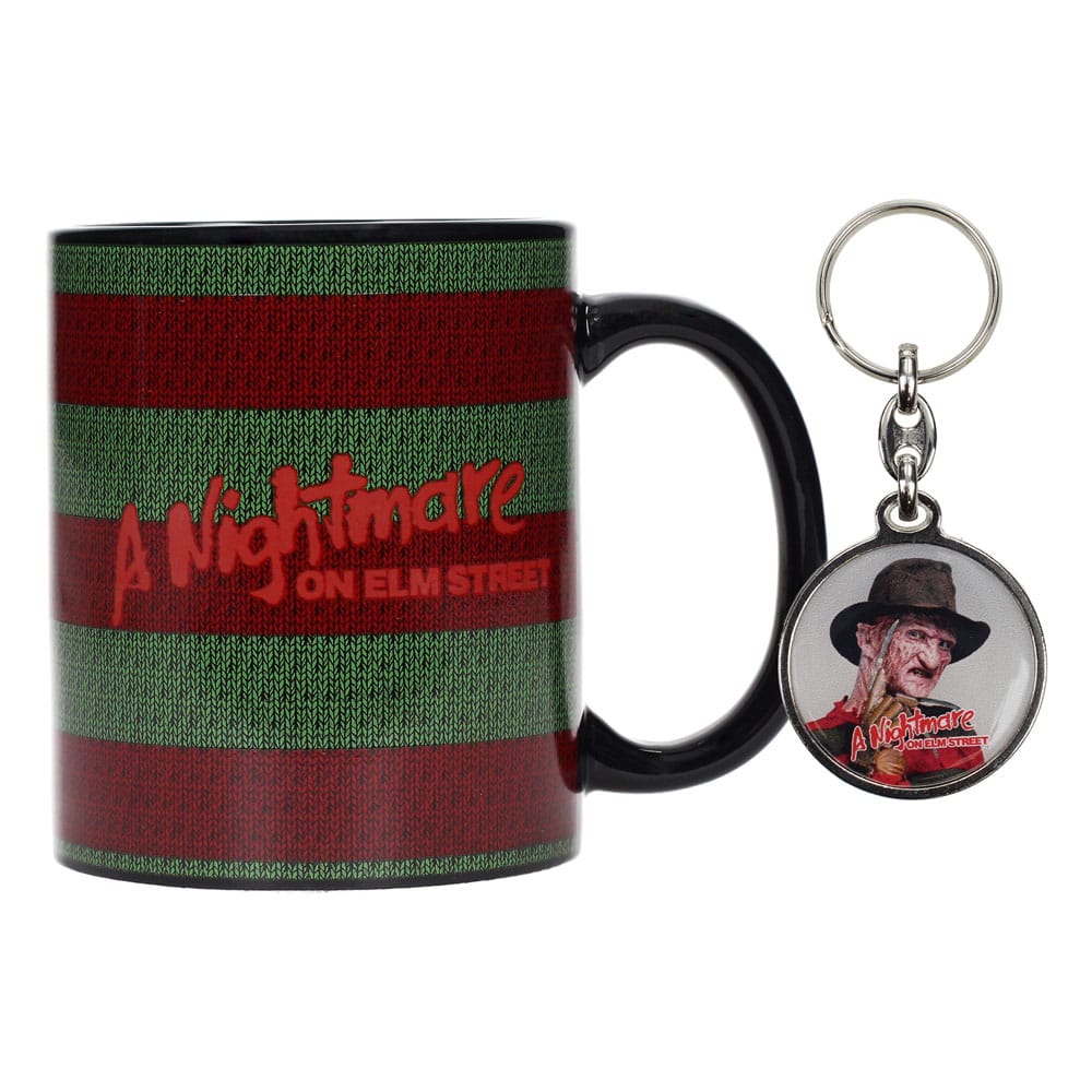 Pesadilla en Elm Street Pack Regalo Taza & Llavero A Nightmare on Elm Street