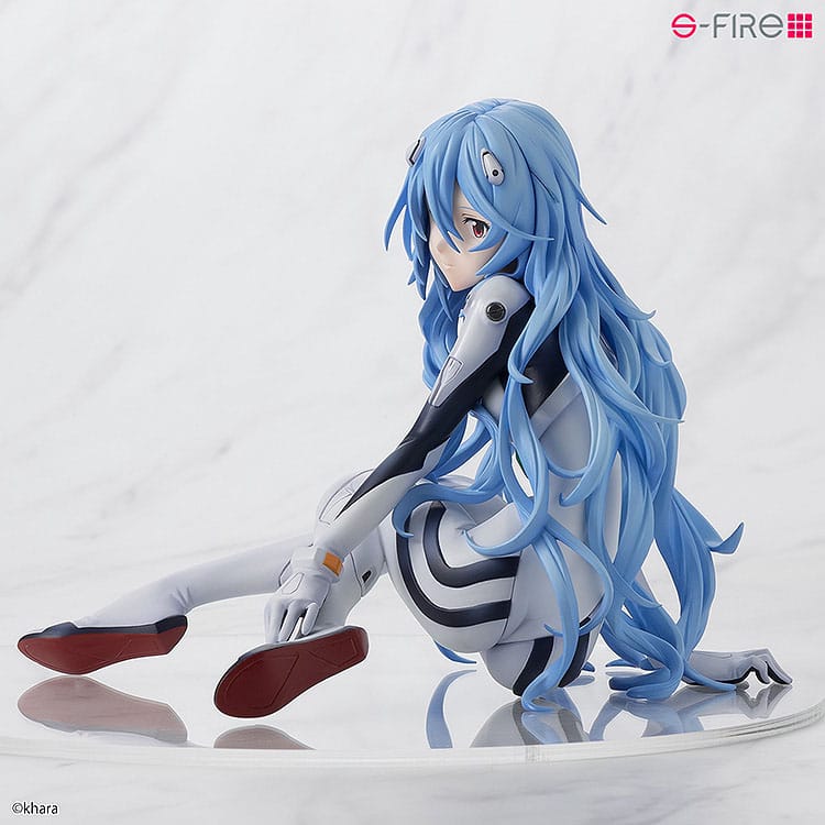 Rebuild of Evangelion Estatua PVC 1/7 Rei Ayanami Long Hair Ver. 11 cm