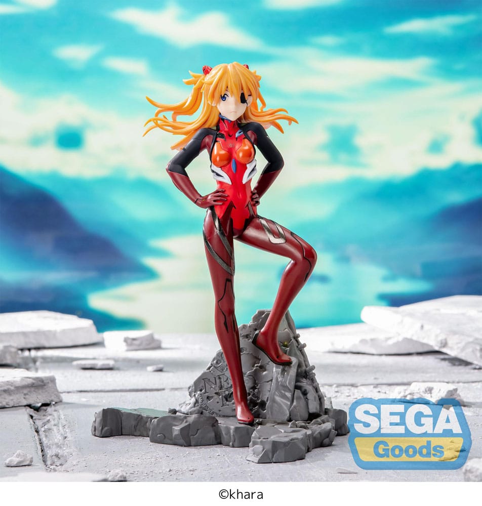 Evangelion: 3.0+1.0 Thrice Upon a Time Estatua Luminasta PVC Asuka Shikinami Langley Vignetteum 30th Anniversary Ver. 23 cm
