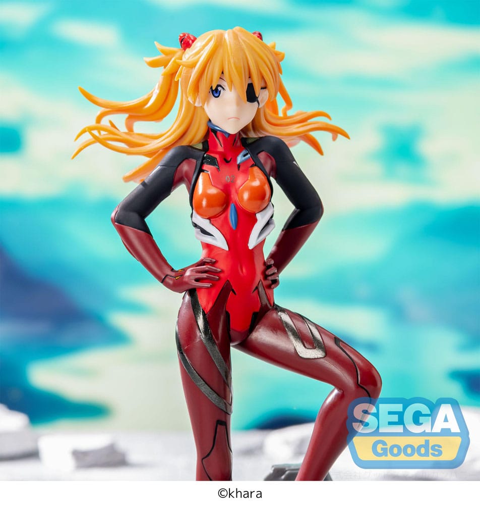 Evangelion: 3.0+1.0 Thrice Upon a Time Estatua Luminasta PVC Asuka Shikinami Langley Vignetteum 30th Anniversary Ver. 23 cm