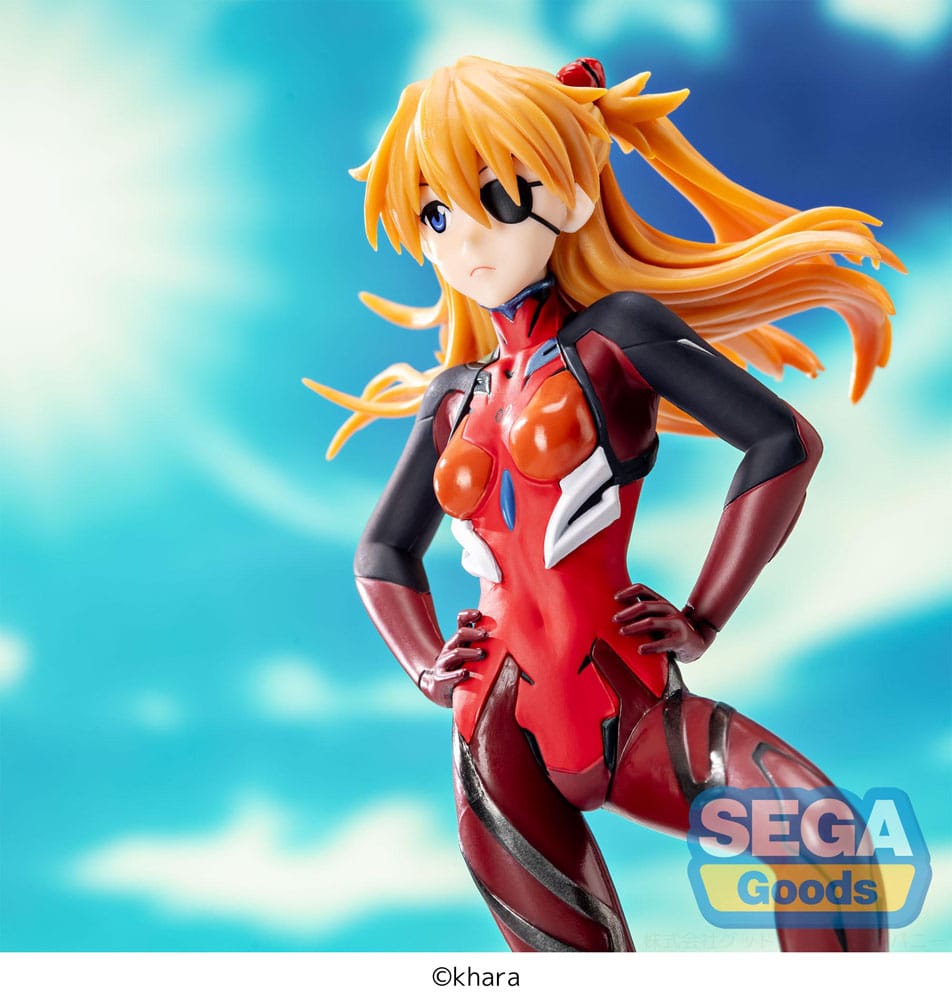 Evangelion: 3.0+1.0 Thrice Upon a Time Estatua Luminasta PVC Asuka Shikinami Langley Vignetteum 30th Anniversary Ver. 23 cm