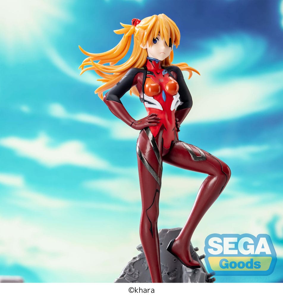 Evangelion: 3.0+1.0 Thrice Upon a Time Estatua Luminasta PVC Asuka Shikinami Langley Vignetteum 30th Anniversary Ver. 23 cm