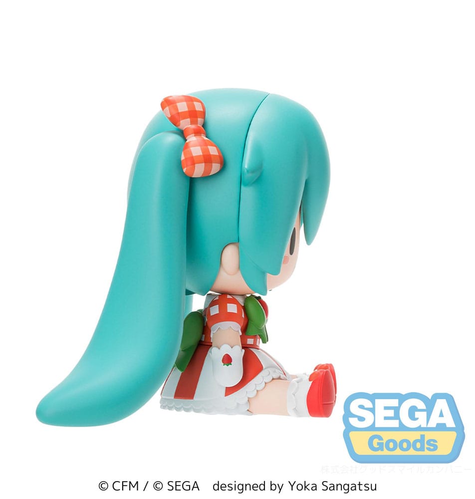 Character Vocal Series 01: Hatsune Miku Figura Fuwa Petit Chibi PVC Hatsune Miku x Love and Berry Dress Up and Dance! Lovely Strawberry 8 cm