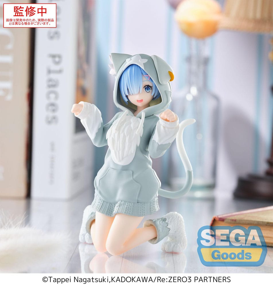 Re:Zero Starting Life in Another World Estatua PVC Yumemirize Rem Mofumofu Pack 11 cm