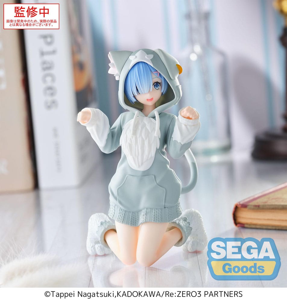Re:Zero Starting Life in Another World Estatua PVC Yumemirize Rem Mofumofu Pack 11 cm