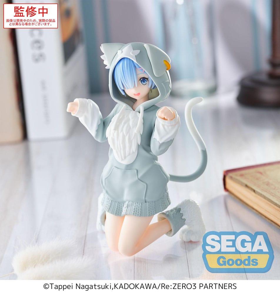 Re:Zero Starting Life in Another World Estatua PVC Yumemirize Rem Mofumofu Pack 11 cm