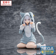 Re:Zero Starting Life in Another World Estatua PVC Yumemirize Emilia Mofumofu Pack 11 cm