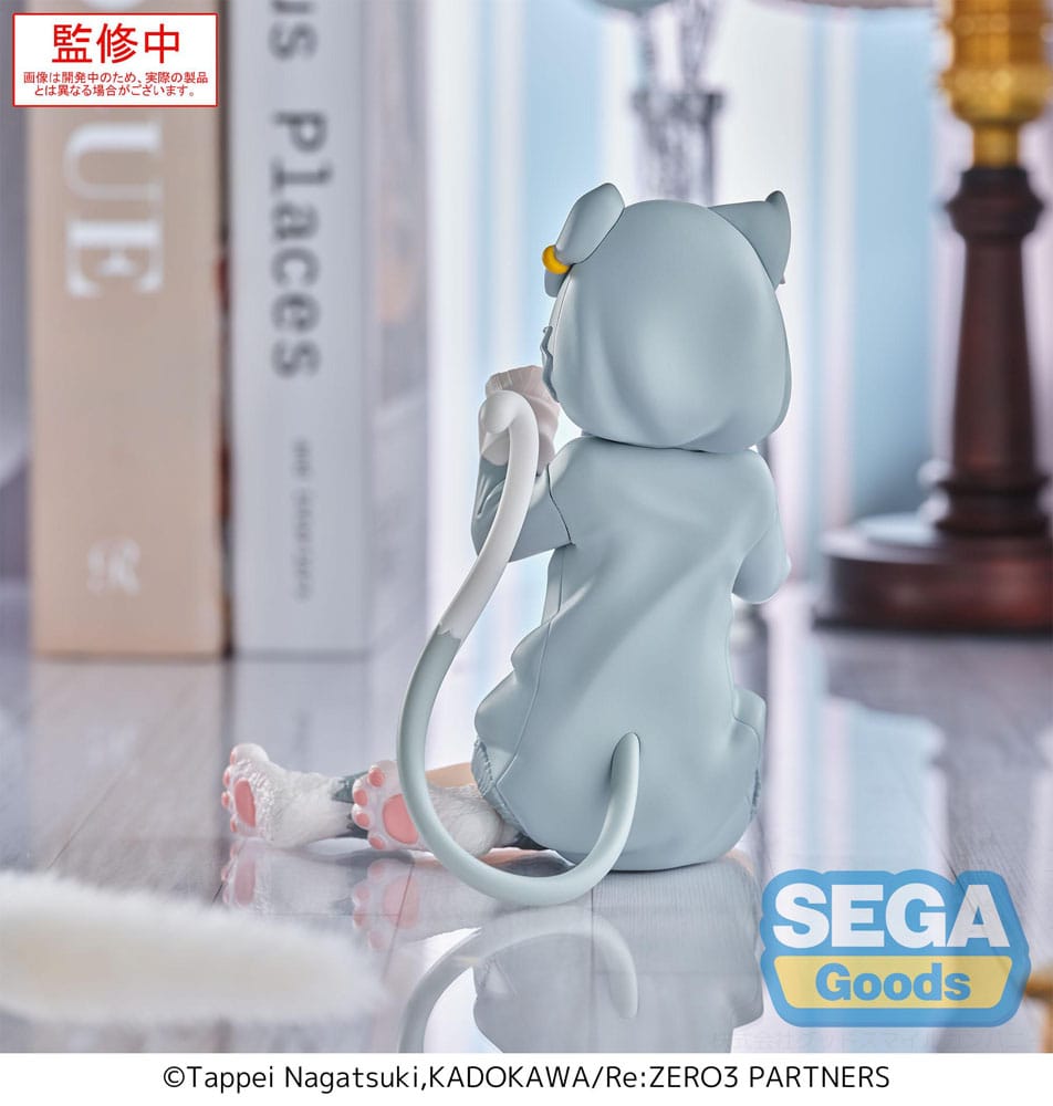 Re:Zero Starting Life in Another World Estatua PVC Yumemirize Emilia Mofumofu Pack 11 cm