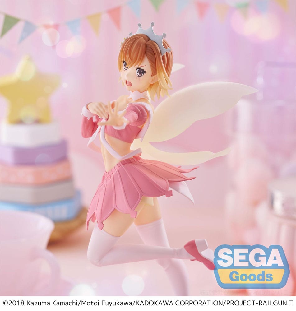 A Certain Scientific Railgun T Estatua Luminasta PVC Mikoto Misaka Great Spirit Maid 20 cm