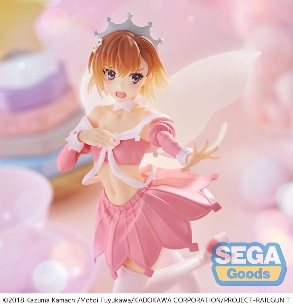 A Certain Scientific Railgun T Estatua Luminasta PVC Mikoto Misaka Great Spirit Maid 20 cm