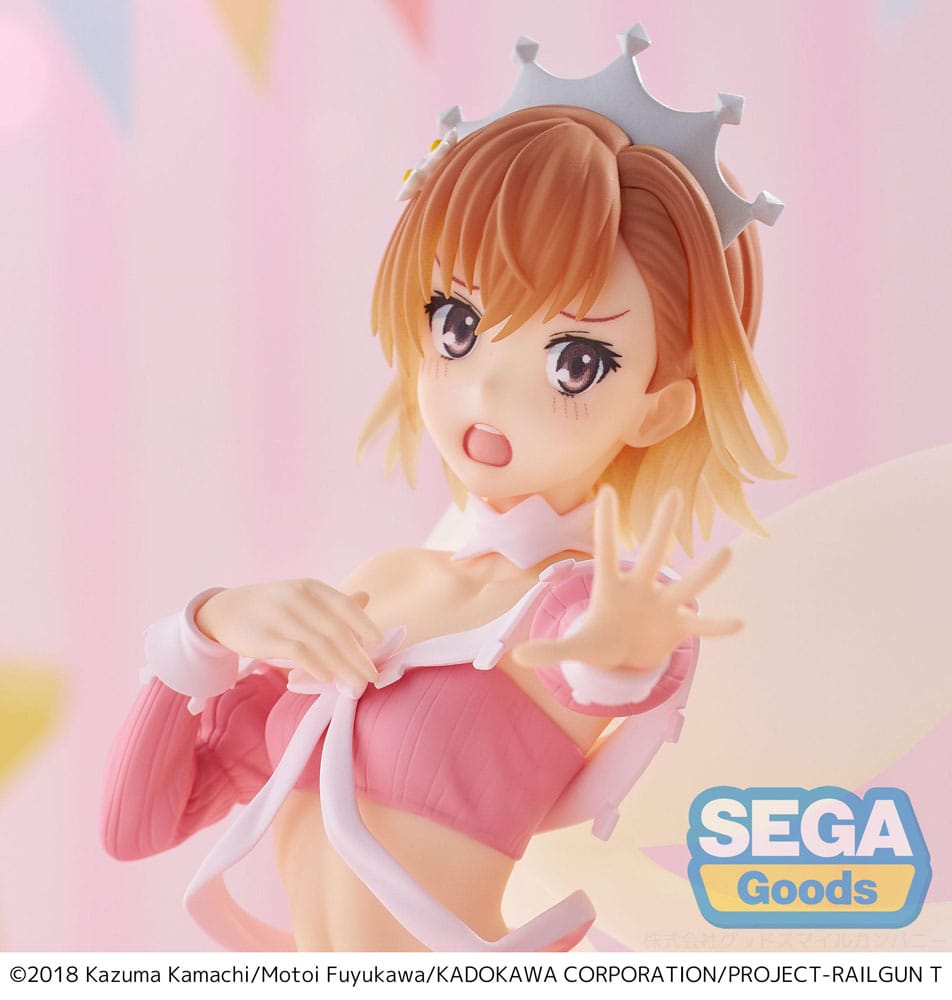 A Certain Scientific Railgun T Estatua Luminasta PVC Mikoto Misaka Great Spirit Maid 20 cm