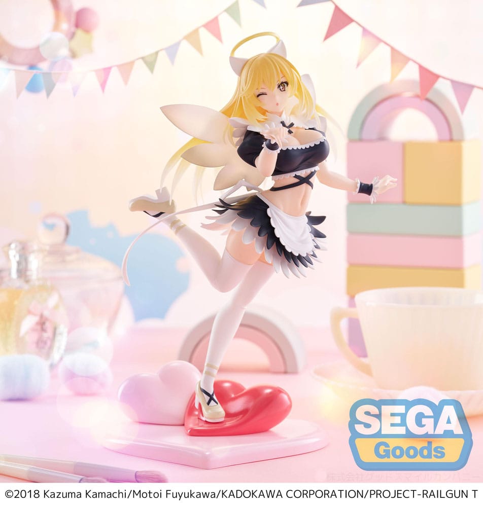A Certain Scientific Railgun T Estatua Luminasta PVC Misaki Shokuhou Fallen Angel Maid 20 cm