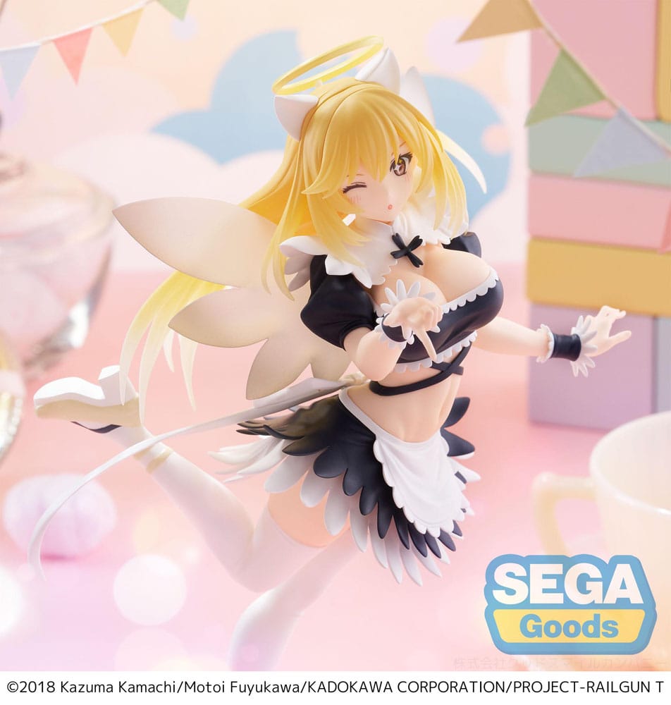 A Certain Scientific Railgun T Estatua Luminasta PVC Misaki Shokuhou Fallen Angel Maid 20 cm
