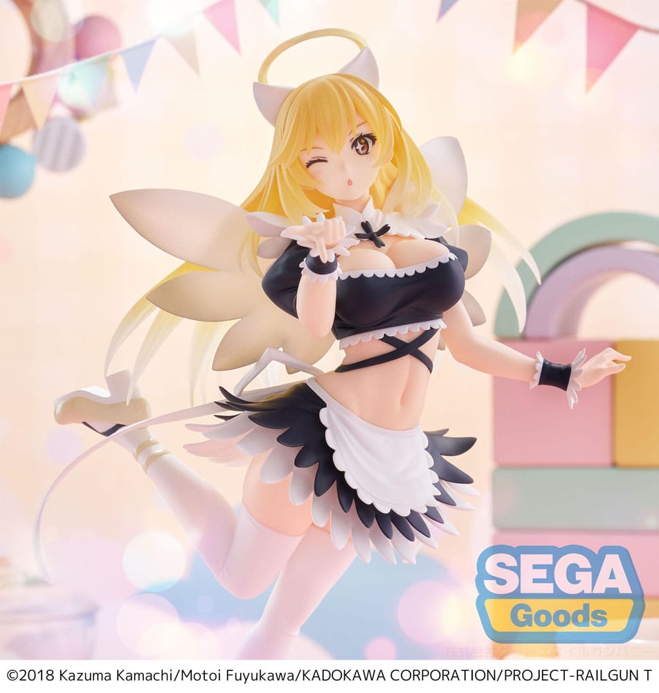 A Certain Scientific Railgun T Estatua Luminasta PVC Misaki Shokuhou Fallen Angel Maid 20 cm