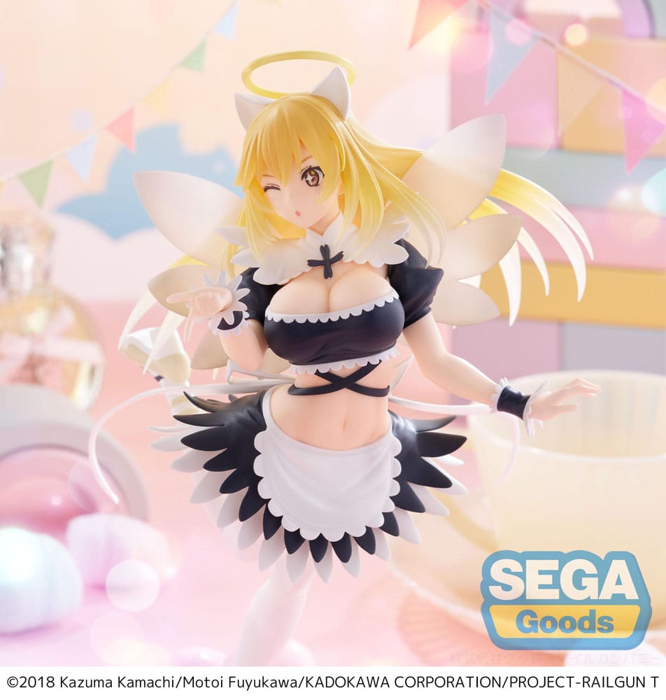 A Certain Scientific Railgun T Estatua Luminasta PVC Misaki Shokuhou Fallen Angel Maid 20 cm