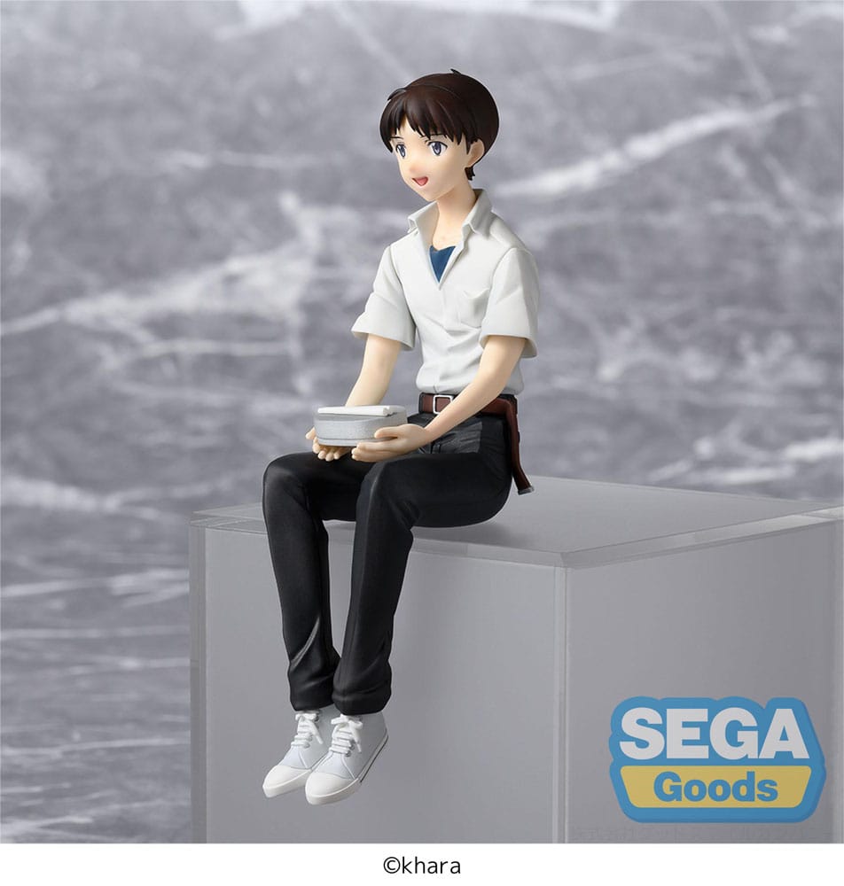 Rebuild of Evangelion Estatua PVC PM Perching Shinji Ikari Evangelion New Theatrical Edition 14 cm