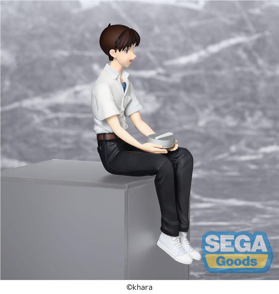 Rebuild of Evangelion Estatua PVC PM Perching Shinji Ikari Evangelion New Theatrical Edition 14 cm