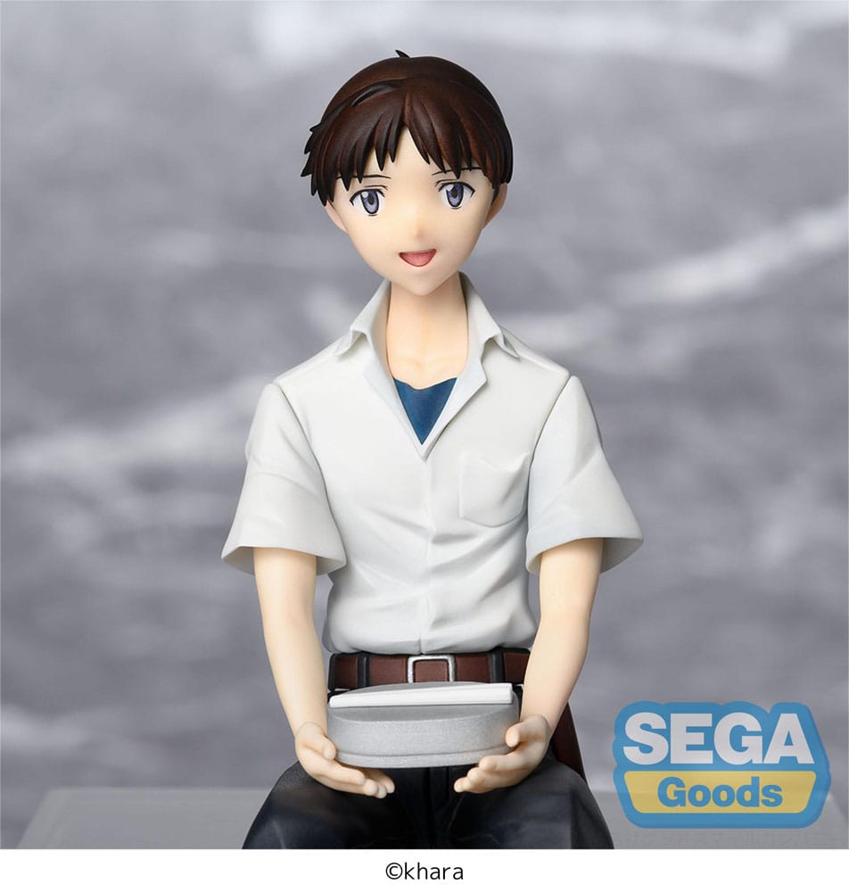 Rebuild of Evangelion Estatua PVC PM Perching Shinji Ikari Evangelion New Theatrical Edition 14 cm