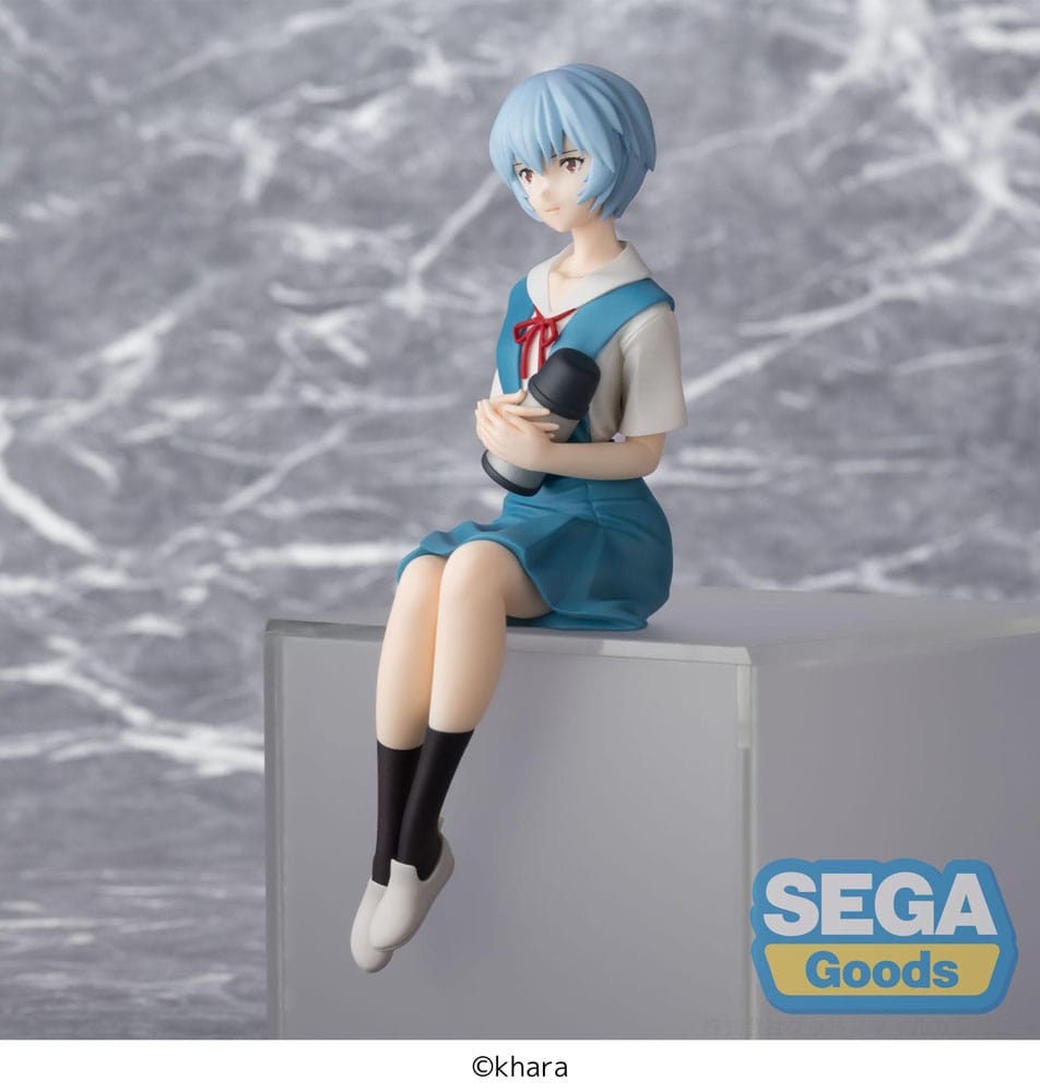 Rebuild of Evangelion Estatua PVC PM Perching Rei Ayanami Evangelion New Theatrical Edition 14 cm