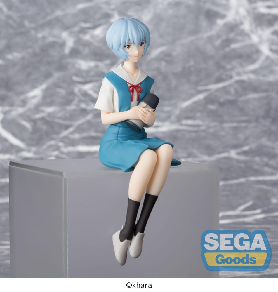 Rebuild of Evangelion Estatua PVC PM Perching Rei Ayanami Evangelion New Theatrical Edition 14 cm