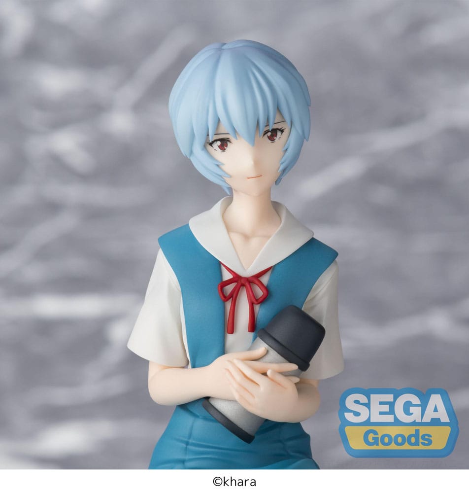 Rebuild of Evangelion Estatua PVC PM Perching Rei Ayanami Evangelion New Theatrical Edition 14 cm