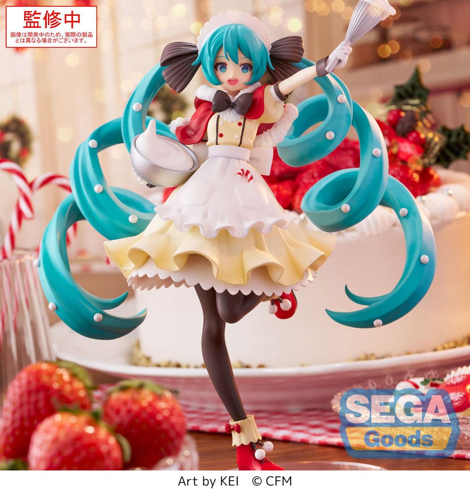 Character Vocal Series 01: Hatsune Miku Estatua Luminasta PVC Hatsune Miku Christmas 2025 20 cm