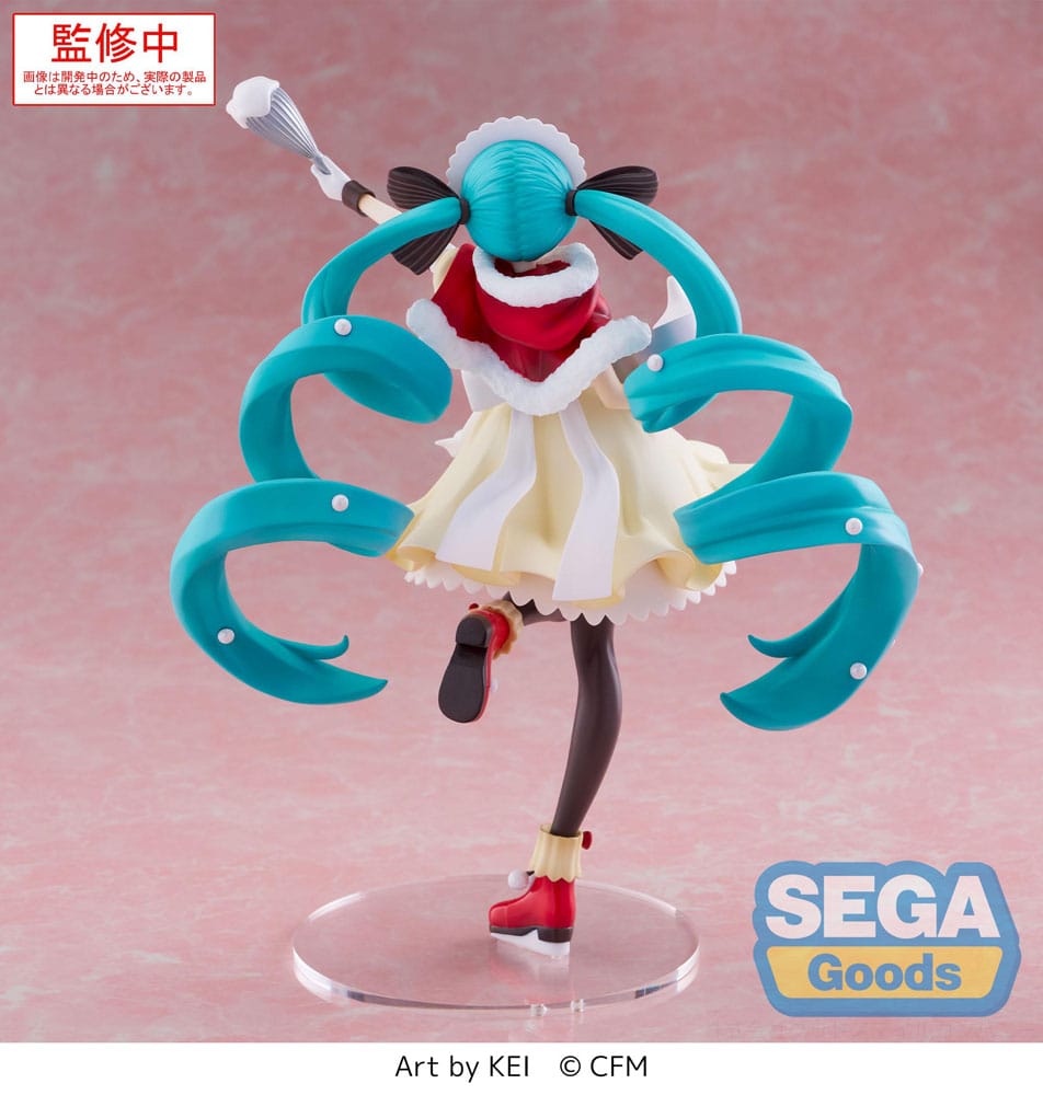 Character Vocal Series 01: Hatsune Miku Estatua Luminasta PVC Hatsune Miku Christmas 2025 20 cm