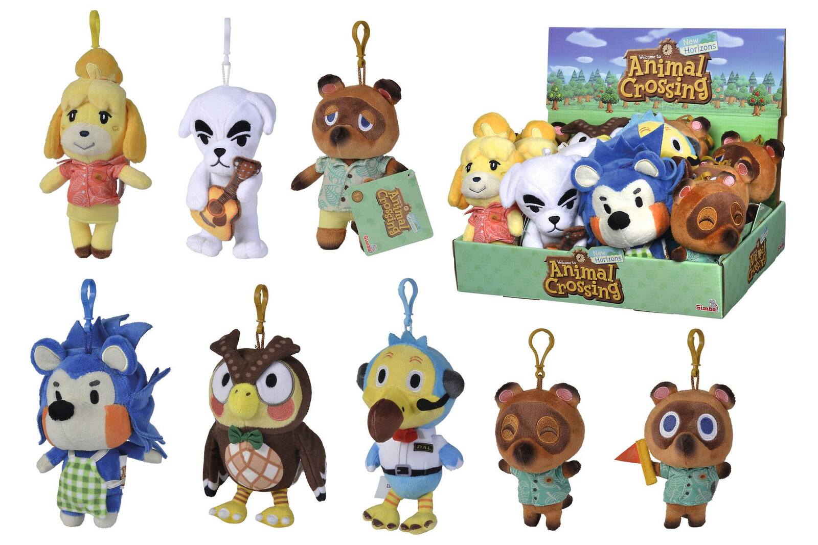 Animal Crossing Llaveros Peluche Residents 15 cm Surtido (12) Frikytopia