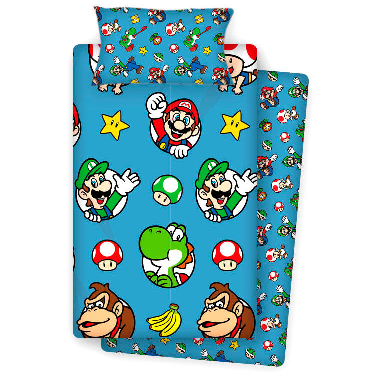 Juego sabanas Super Mario Bros 90cm Frikytopia