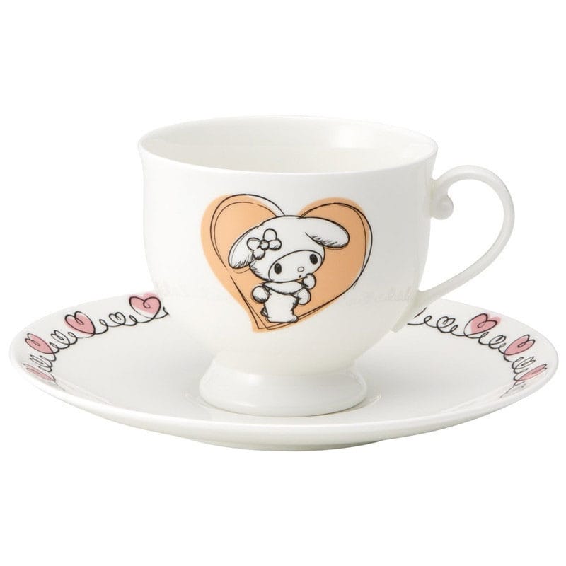 Sanrio Set Taza y Plato Bone China My Melody Frikytopia
