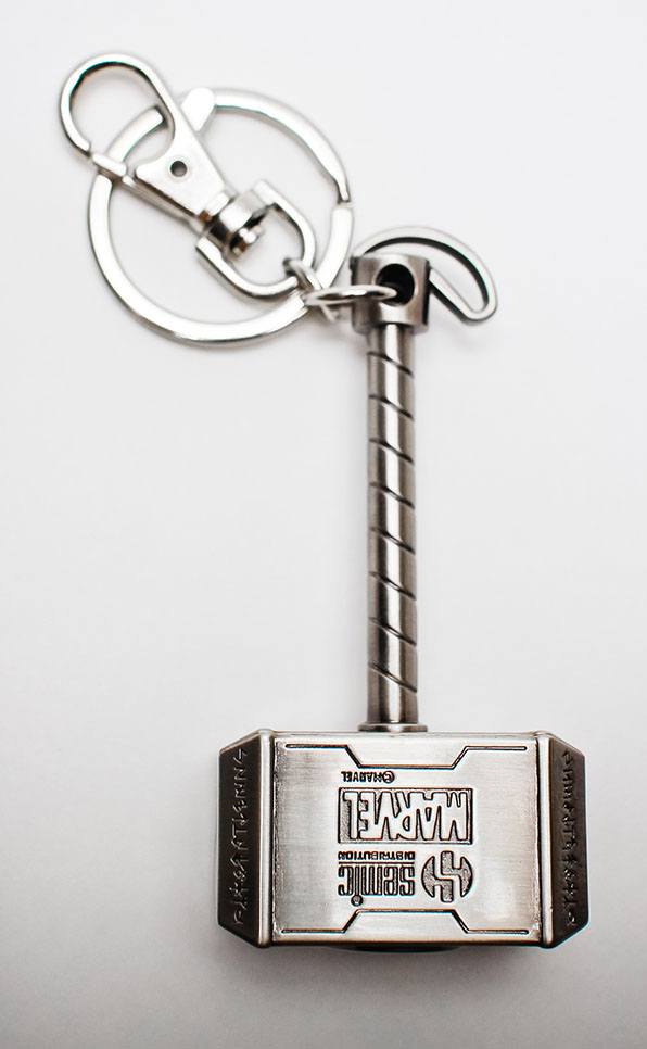 Marvel Comics Llavero metálico Thor Hammer